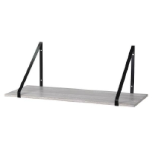 Particle Board Tri Slot Bracket Kit - Grey Oak