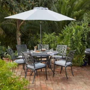 Homebase Yes Tuscany 6 Seater Garden Dining Set