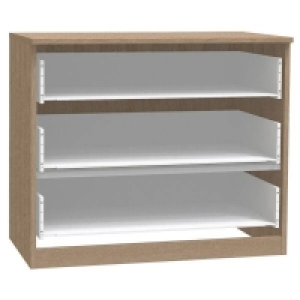 Fitted Bedroom 3 Drawer Wide Chest - Light Oak £78.22