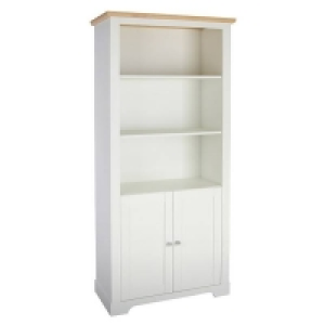 Homebase Self Assembly Required Diva Storage Bookcase - Ivory