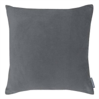 Homebase 45x45cm Country Living Velvet Linen Cushion - 45x45cm - Warm Grey