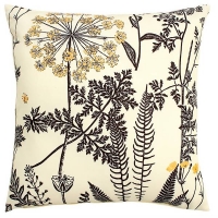 Homebase 100% Polyester Floral Natural Outdoor Garden Scatter Cushion