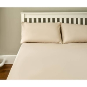 The Willow Manor Easy Care Percale Single Fitted Sheet - Lin £3.00