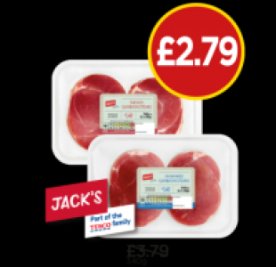 Budgens  Jacks Smoked Gammon Steak, Unsmoked Gammon Steak