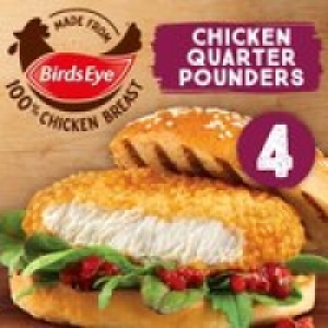 Birds Eye 4 Chicken Quarter Pounders £2.75
