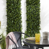 HomeBargains  Jardin: 4 Artificial Foliage Panels