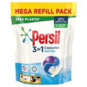 Persil 3 in 1 Laundry Washing Capsules Non Bio 50 Wash £8.50