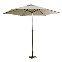 RobertDyas  2.7m Large Garden Parasol with Metal Frame (base not include