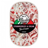 Iceland  Iceland Strawberries and Cream Ice Cream 900ml