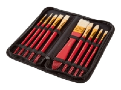 Lidl  Crelando Paint Brush Set With Case