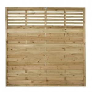 Forest Garden Pressure Treated Kyoto Fence Panel - 6 x 6ft P