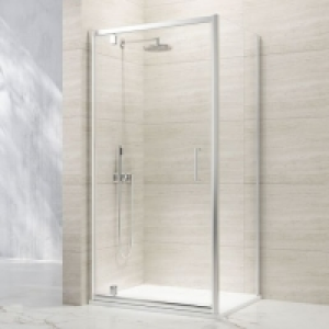 Wickes  Nexa By Merlyn 8mm Chrome Framed Pivot Shower Door Only - 19