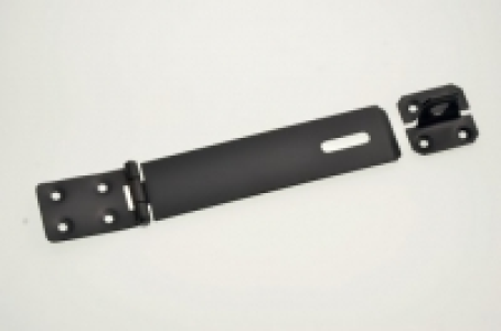 Wickes Safety Door Hasp and Staple - Black 152mm