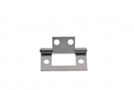 Wickes  Wickes Flush Hinge - Chrome 38mm Pack of 20