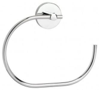 Wickes  Croydex Pendle Flexi-Fix Bathroom Towel Ring - Chrome