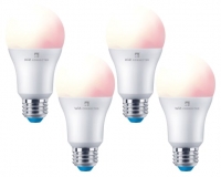 Wickes  4lite WiZ Connected LED SMART E27 Light Bulbs - White & Colo