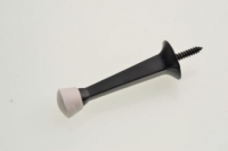 Wickes Solid Door Stop - Black
