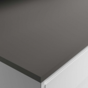 Anthracite Grey Super Matt Laminate Breakfast Bar 3000x900x2