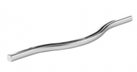 Wickes  Wickes Wave Bar Handle - Chrome 160mm