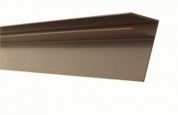 Wickes  25mm PVC Side Flashing - Brown 3m