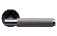 Wickes  Varese Knurled Lever on Concealed Fix Round Rose Door Handle
