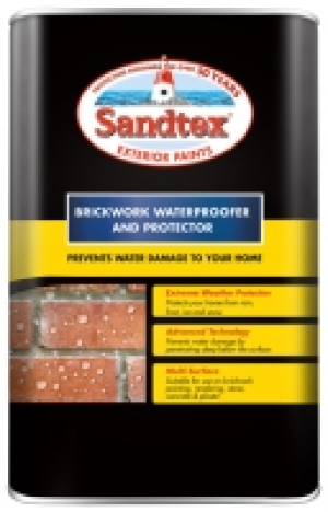 Sandtex Brickwork Waterproofer & Protector - Clear - 5L