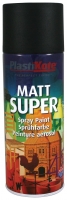 Wickes  Plastikote Super Spray Paint - Matt Black 400ml 445684