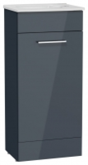 Holkham Anthracite Grey Cloakroom Vanity Unit & Basin 400mm