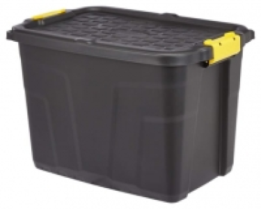 Wickes  Strata Heavy Duty Storage Box with Lid - 60L