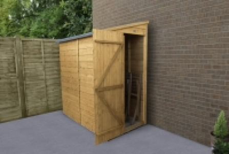 Forest Garden 6 x 3ft Shiplap Dip Treated Pent Shed