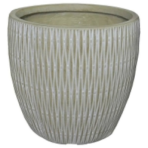 Composite House Beautiful Roma Weave Sand Egg Pot - 44cm
