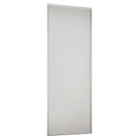 Homebase Steel & Mfc White Panel Sliding Wardrobe Door (W)914mm