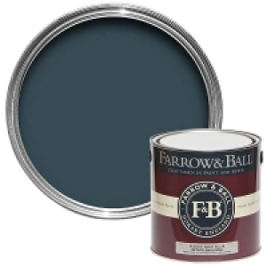 Homebase Water Based Farrow & Ball Estate Emulsion Hague Blue - 2.5L