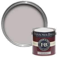 Homebase Water Based Farrow & Ball Estate Emulsion Paint Pavilion Gray - 2.5L