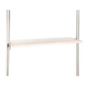 Aluminium & Mfc Relax White Shelf Kit (H)25mm x (W)900mm x (D)330mm