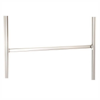 Homebase Aluminium Relax Hanger Bar Assembly (H)40mm x (W)1220mm x (D)40mm