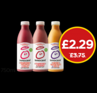 Innocent Strawberries Pineapples & Apples Smoothie, Strawber £2.29