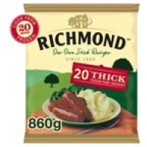 Richmond 20 Thick Frozen Pork Sausages £2.85