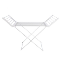 RobertDyas  Status 220W Portable Heated Clothes Airer with Wings - Silve