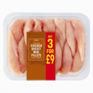 Iceland Class A Fresh Chicken Breast Mini Fillets Skinless a £4.00