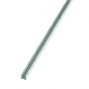 Wickes  Wickes 15.5mm Multi-Purpose U Section - White PVCu 1m