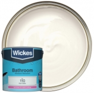 Wickes Pure Cotton - No. 110 Bathroom Soft Sheen Emulsion Pa