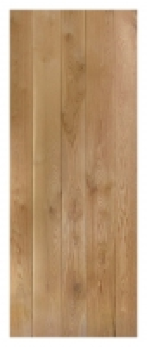 LPD Internal Ledged Unfinished Solid Oak Core Door - 838 x 1