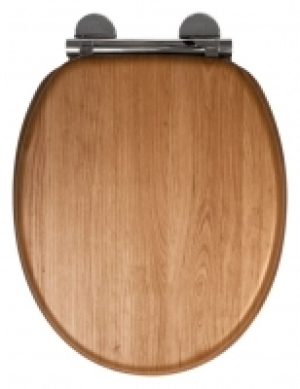 Wickes  Croydex Flexi-Fix Hartley Toilet Seat - Oak