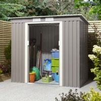 Wickes  Rowlinson Trentvale 6 x 4ft Metal Pent Shed without Floor - 