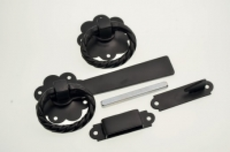 Wickes  Wickes Twisted Gate Latch - Black