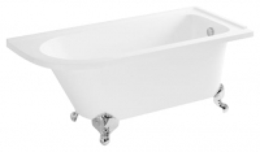 Wickes  Wickes Acrylic Traditional Right Hand Freestanding Roll Top 