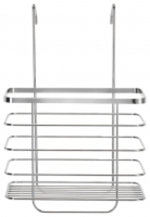 Croydex Shower Screen Chrome Caddy - 370 x 250mm