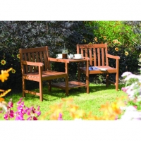 Wickes  Rowlinson Hardwood Garden Companion Seat