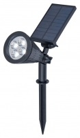 Wickes  Lutec Solar Superspot LED Outdoor Spike Light with Integrate